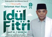 Kelurga Besar Dinas Komunikasi dan Informatika Kabupaten Sumbawa Barat mengucapkan Selamat Hari Raya Idul Fitri 1447 H/ 2026 M Minal Aidin Walfaidzin Mohon Maap Lahir dan Batin
