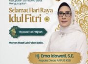 Keluarga Besar Dinas ARPUS Kabupaten Sumbawa Barat mengucapkan Selamat Hari Raya Idul Fitri 1 Syawal 1447 Hijriah Mohon Maap Lahir dan Batin