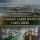Dinas Tenaga Kerja dan Transmigrasi Kabupaten Sumbawa Barat mengucapkan Selamat Hari Buruh 1 Mei 2026