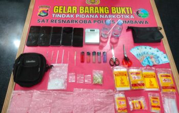 Polres Sumbawa Bongkar Peredaran Sabu dan Ekstasi di Seketeng, Empat Terduga Diamankan