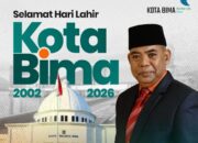 Kepala Dinas Komunikasi dan Informatika Kabupaten Sumbawa Barat mengucapkan Selamat Hari Lahir ke-24 Kota Bima (2002–2026 “Kota Bima Berbenah, Kota Bima Bisa”