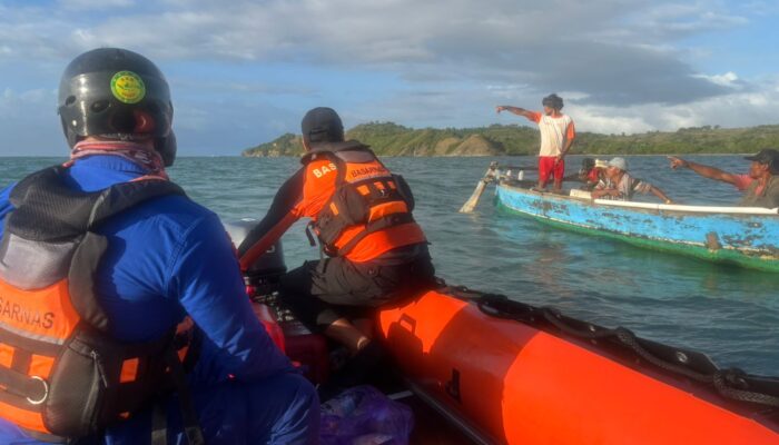 Nelayan Hilang di Perairan Teluk Awang, Tim SAR Gabungan Lakukan Pencarian