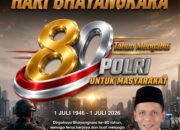 Fakhruddin Rob Anggota DPRD Provinsi NTB Dapil V Sumbawa -Sumbawa Barat mengucapkan Selamat Hari Bhayangkara ke-80.