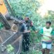 Pikap Bermuatan Tangki Air Masuk Jurang di Tongo Atas, Babinsa Sigap Bantu Evakuasi