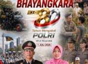 Kepala Kepolisian Resor Sumbawa Barat beserta jajaran dan Bhayangkari mengucapkan Selamat Hari Bhayangkara ke-80 Tahun Mengabdi Polri untuk Masyarakat 1 Juli 2026