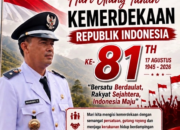 Pemerintah Desa Maluk Kecamatan Maluk Kabupaten Sumbawa Barat mengucapkan Selamat Ulang Tahun Kemerdekaan Republik Indonesia ke-81