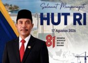 Dinas Perkerjaan Umum dan Penataan Ruang Kabupaten Sumbawa Barat mengucapkan Selamat Memperingati HUT RI 17 Agustus 2026