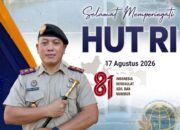 Kementrial Agraria dan Tata Ruang Badan Pertanahan Nasional Kantor Pertanahan Kabupaten Sumbawa Barat mengucapkan Selamat Memperingati HUT RI ke-81