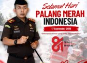 Kepala Kejaksaan Negeri Sumbawa Barat, Mahfuddin Cakra Saputra, S.H., M.H., beserta jajaran mengucapkan Selamat Hari Palang Merah Indonesia (PMI) Tahun 2026