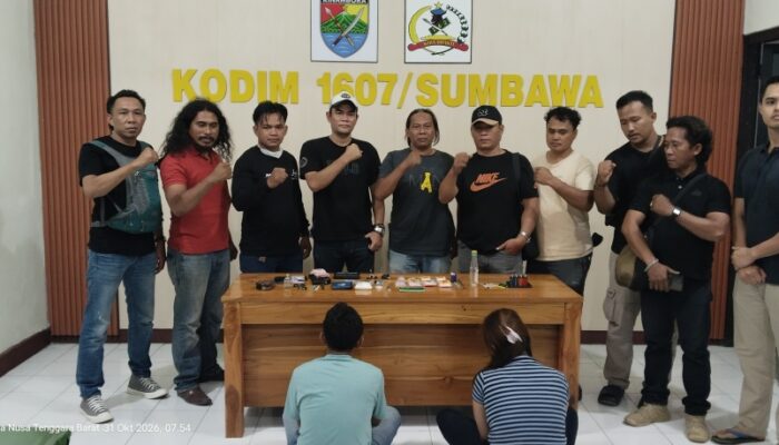 Gerebek Rumah di Gontar, Tim Gabungan BNNP dan Kodim 1607 Temukan Sabu Lebih dari 100 Gram, Dua Orang Diamankan