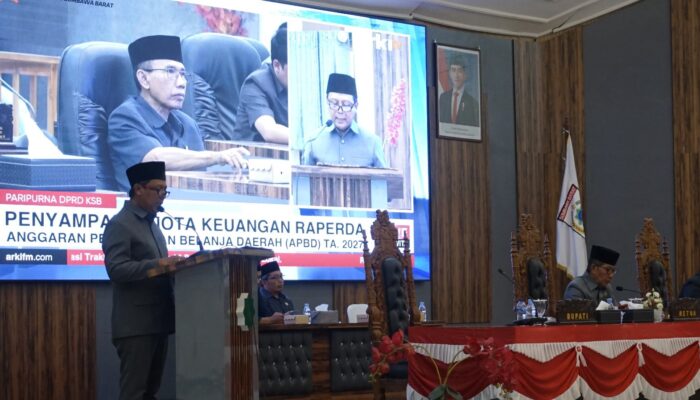 Paripurna DPRD, APBD 2027 Pemda KSB Targetkan Pendapatan Rp 1,512 Triliun